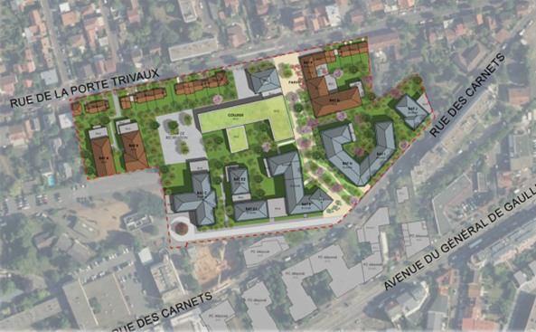 Projet de création de la ZAC du 4ème collège secteur Trivaux-Carnets à Clamart