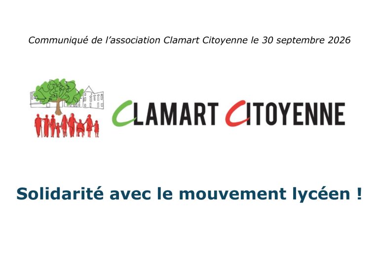 Solidarité avec le mouvement lycéen !