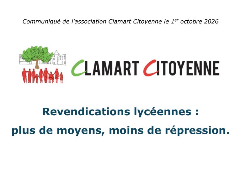 Revendications lycéennes : plus de moyens, moins de répression.